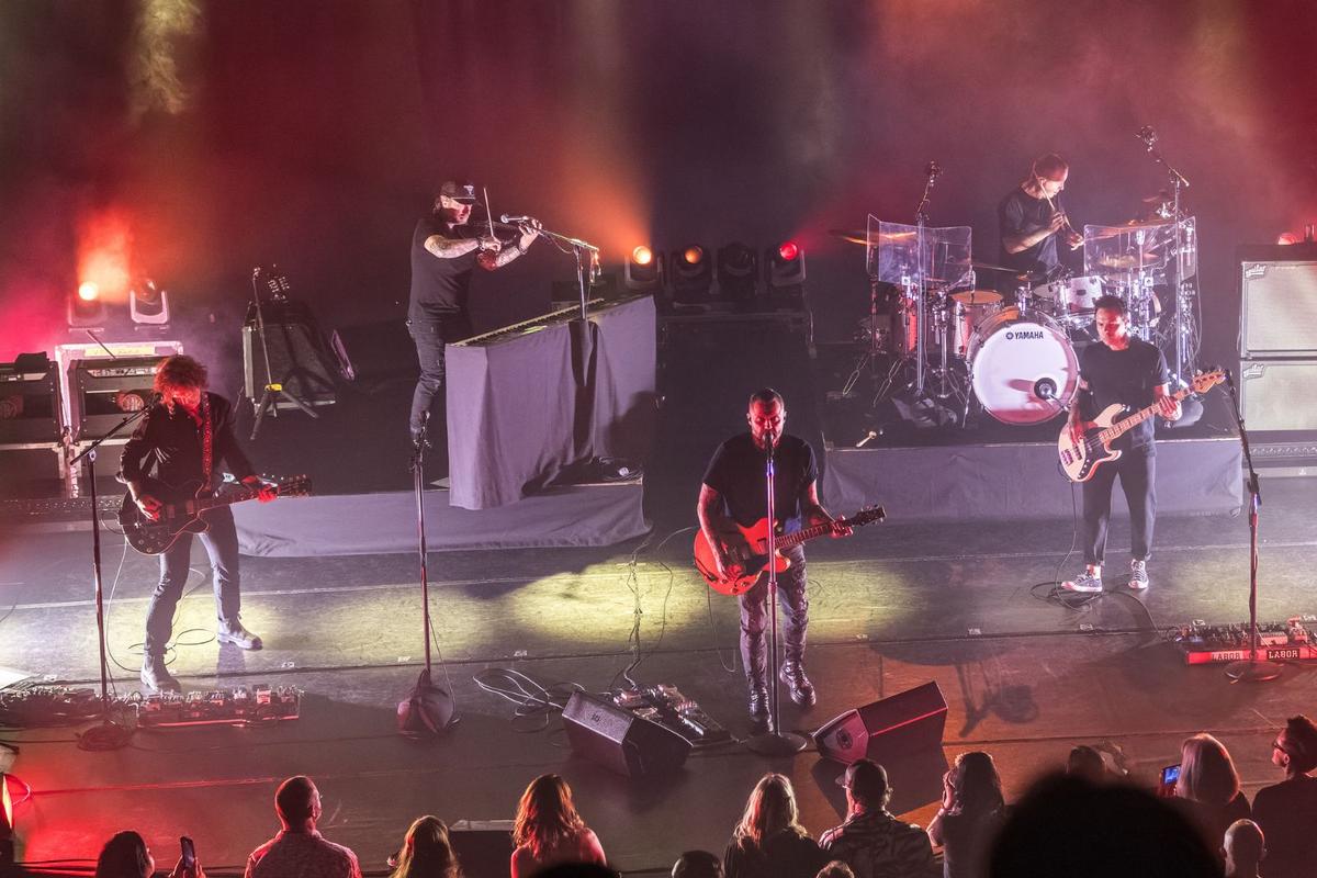 Blue October performing on tour